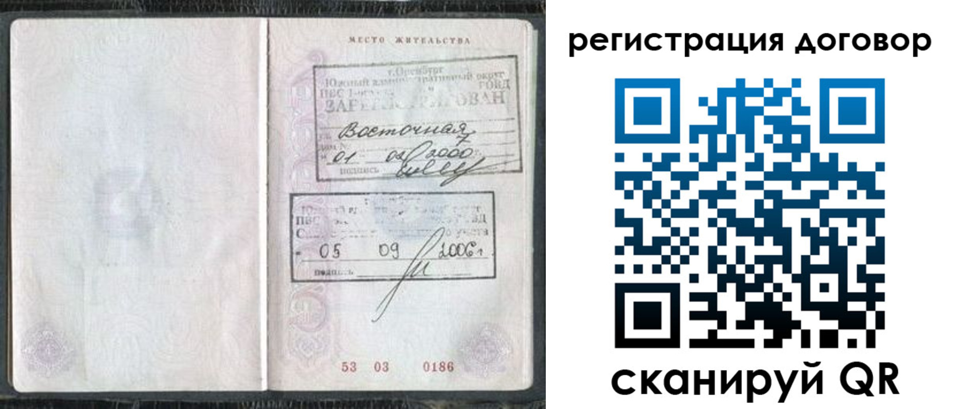 временная регистрация надежно в Читинской области